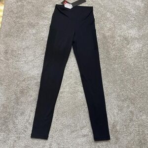 NWT Savvi Fit Black Leggings XS Women's Athleisure High-Rise Activewear Pants